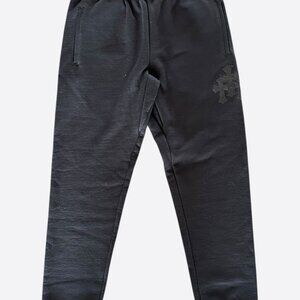 Chrome Hearts Black Triple Cross Patch Paper Jam Sweatpants